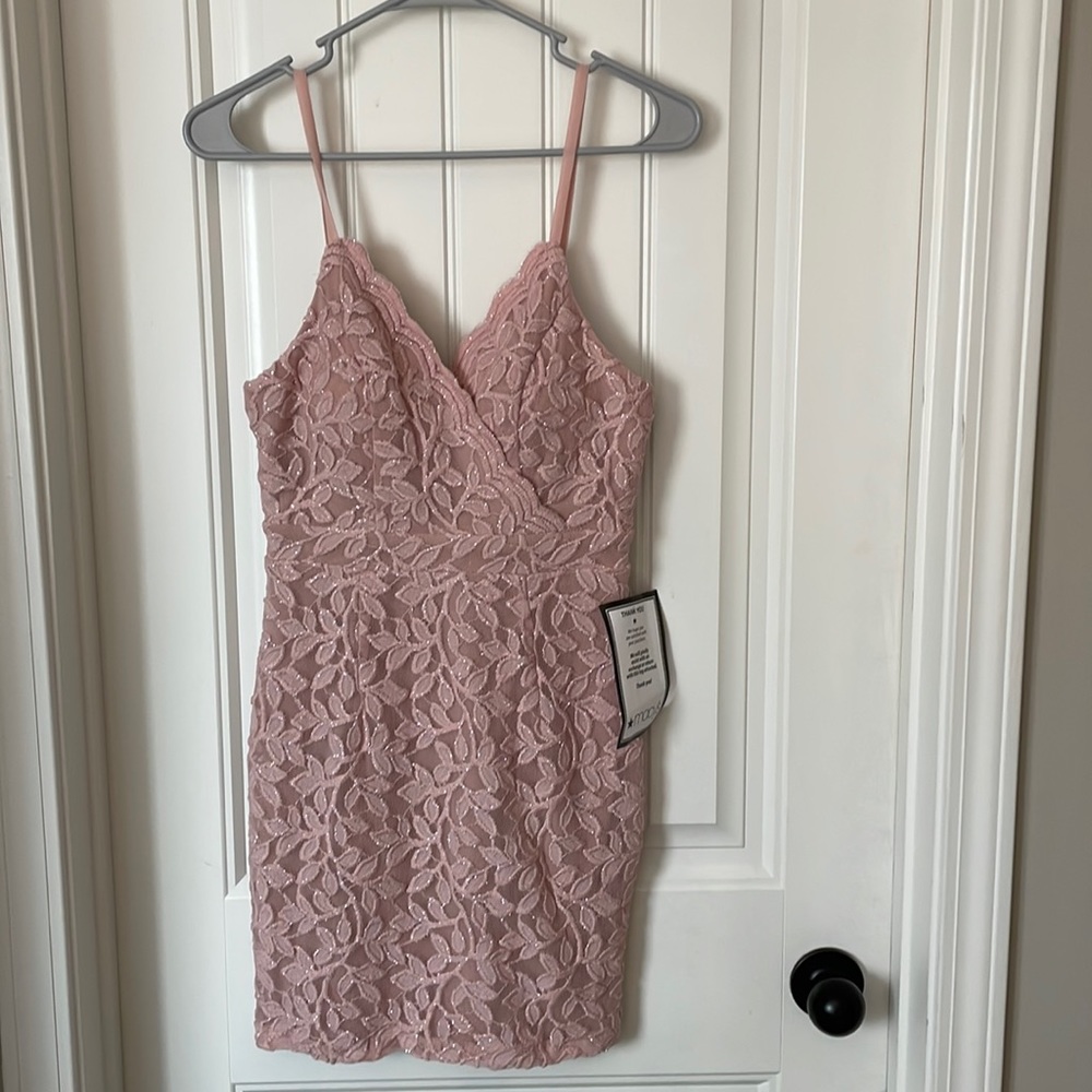NWT pink sparkly dress